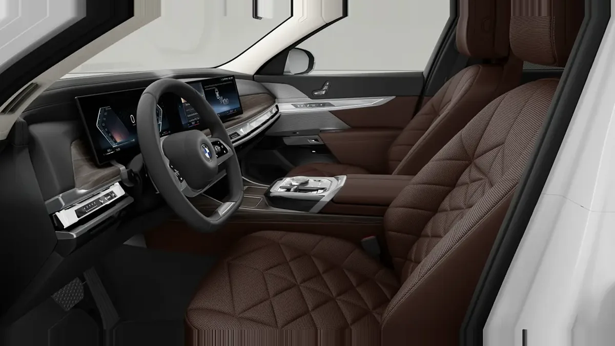 BMW Serie 7 740d xDrive en renting en Málaga — Interior