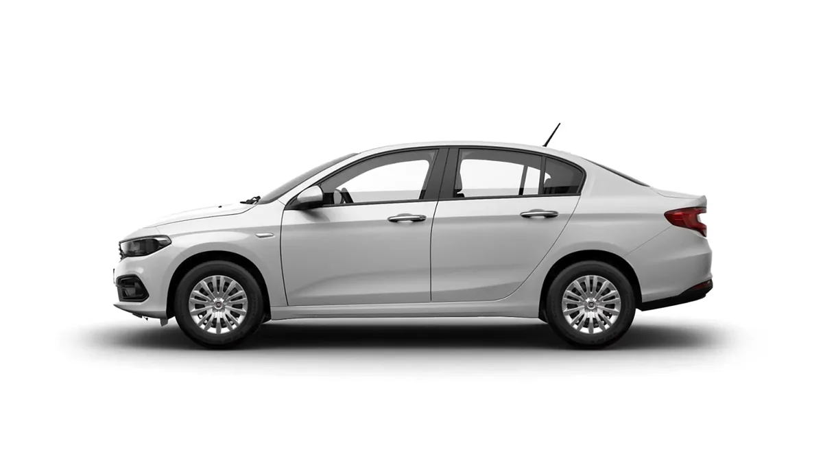 Fiat Tipo Sedán 1.6 Diésel 96kW (130CV) en renting en Málaga — Lateral