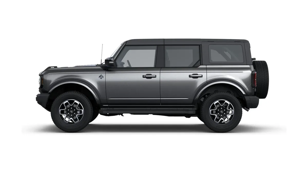 Ford Bronco Outer Banks 2.7 Ecoboost 335CV Automático 4x4 en renting en Málaga — Lateral