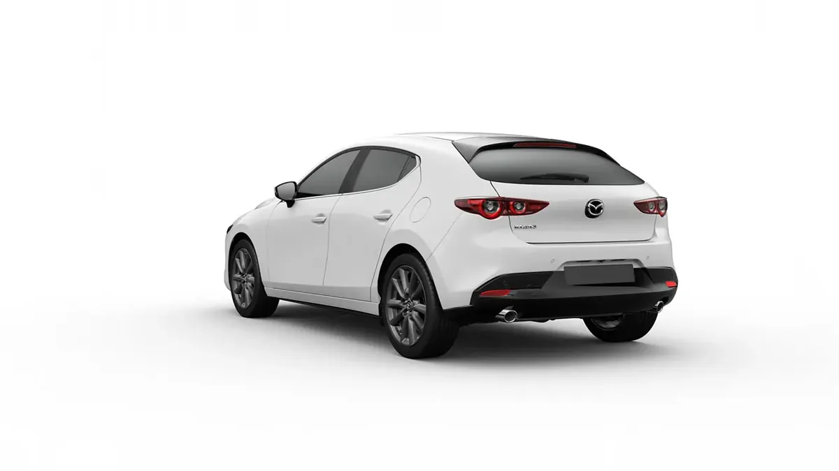 Mazda 3 E-Sky G MHEV Centre-Line en renting en Málaga — Delantera