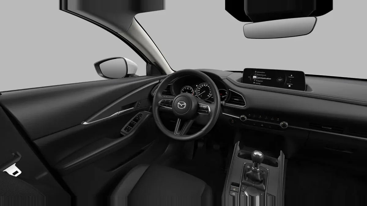 Mazda CX 30 2.5L e-SkyAct G MHEV 103kW Prime-Line en renting en Málaga — Delantera