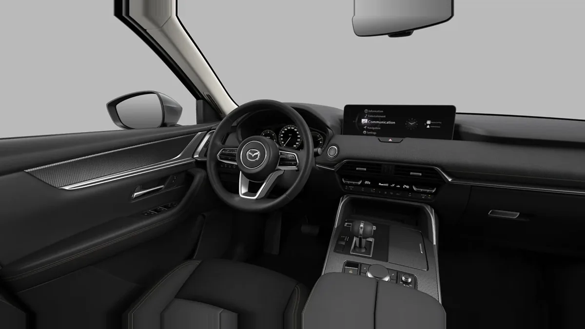 Mazda CX-60 e-Skyactiv D MHEV 8AT RWD Exclusive-Line en renting en Málaga — Delantera