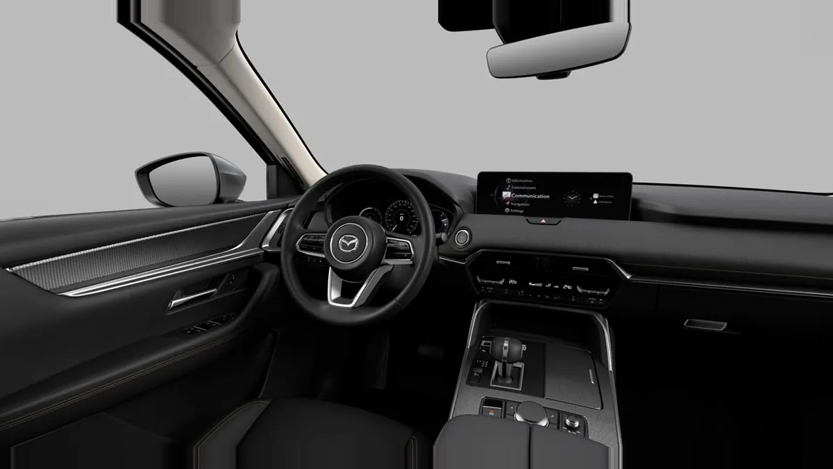 Mazda CX-60 e-Skyactiv MHEV RWD Exclusive-Line II en renting en Málaga — Interior