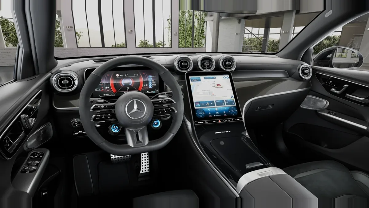 Mercedes-AMG GLC Coupé 63 S E Performance en renting en Málaga — Delantera