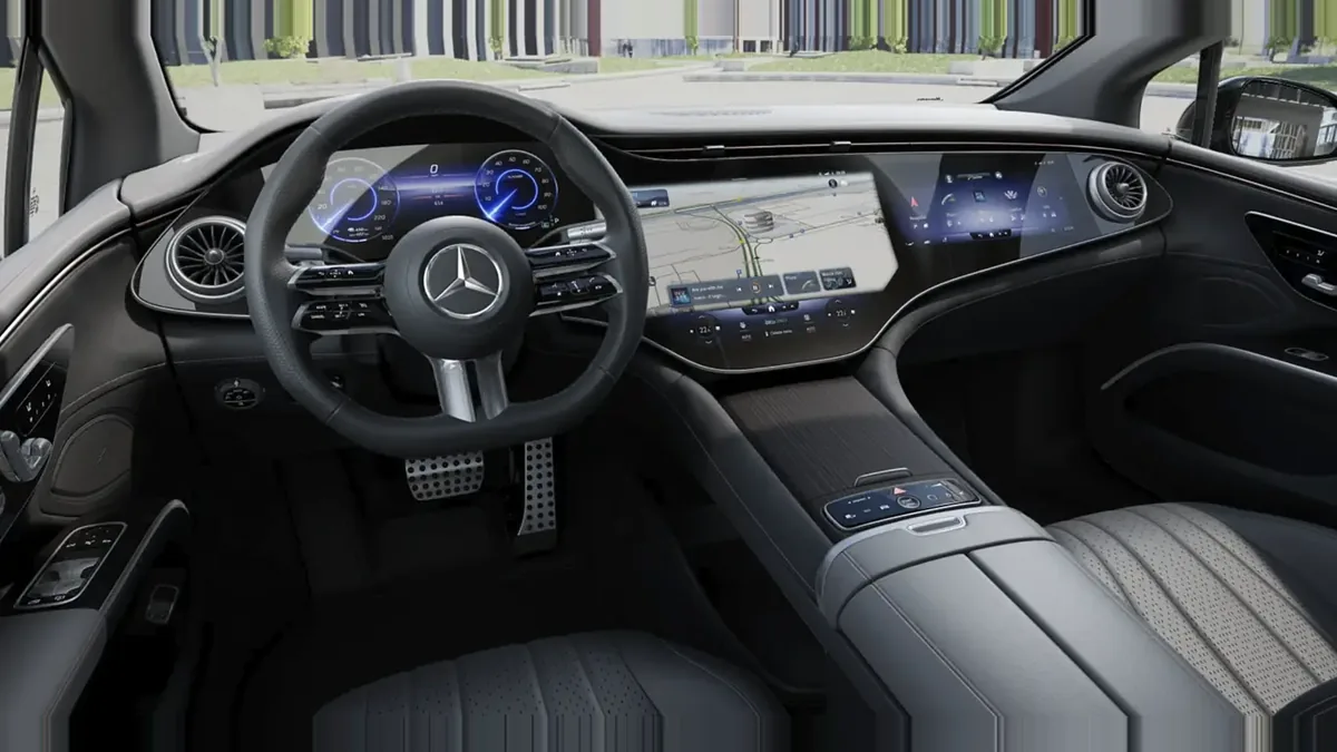 Mercedes-Benz EQS 350 Edition en renting en Málaga — Delantera