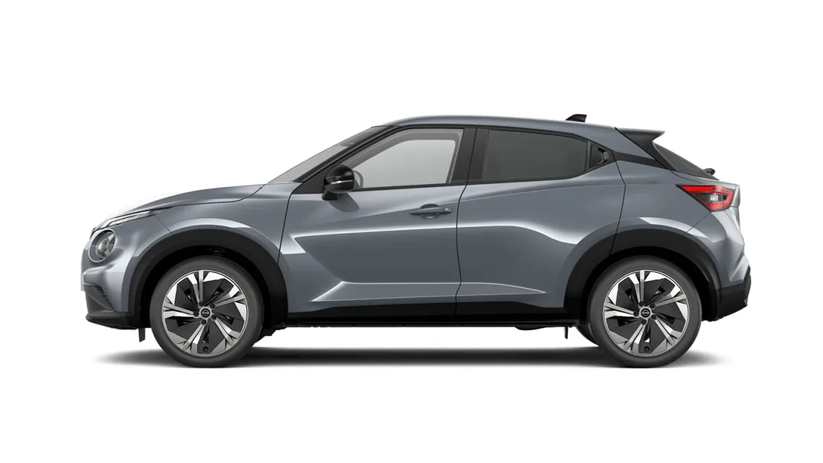 Nissan Juke 1.6 Hybrid Nconnecta 145CV Automático en renting en Málaga — Lateral