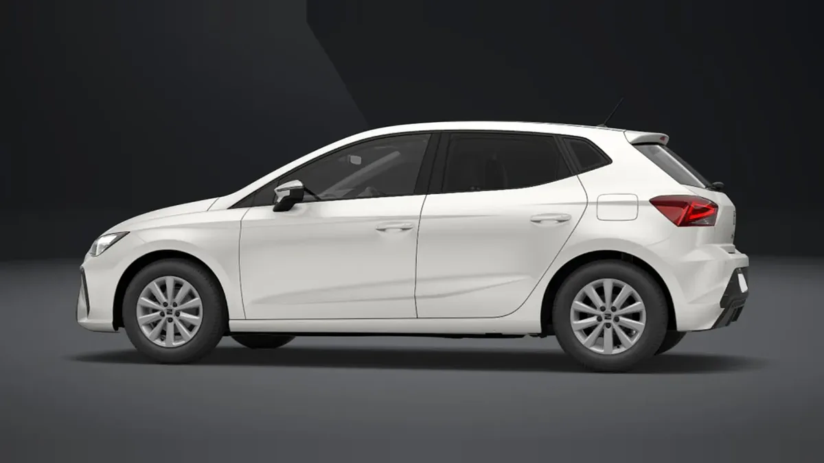 SEAT Ibiza 1.0 TSI Start/Stop Style+ (95CV) en renting en Málaga — Lateral