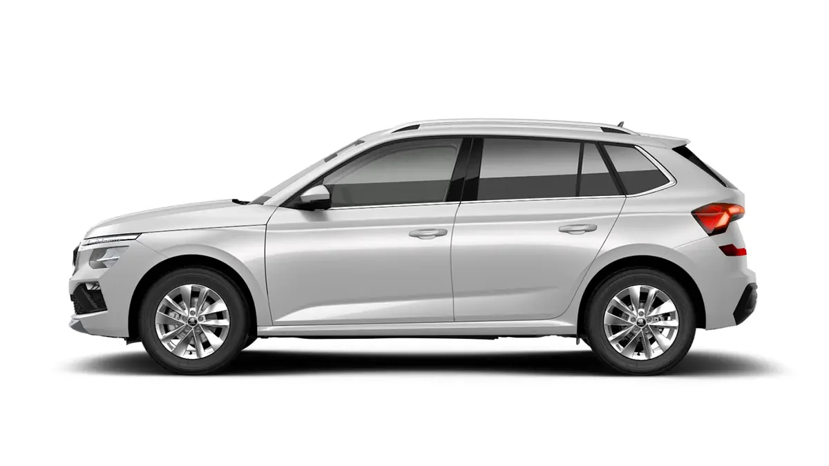 Škoda Kamiq 1.5 TSI DSG Selection en renting en Málaga — Lateral