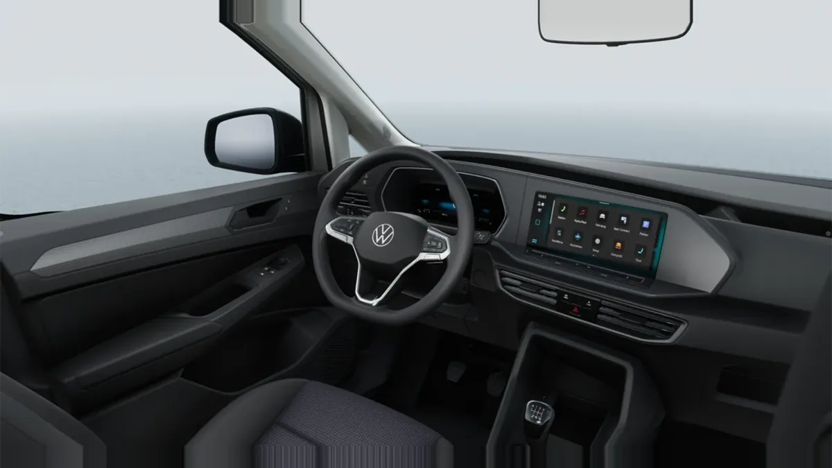 Volkswagen Caddy Cargo 2.0 TDI 75kW (102CV) - FRÍO POSITIVO en renting en Málaga — Interior