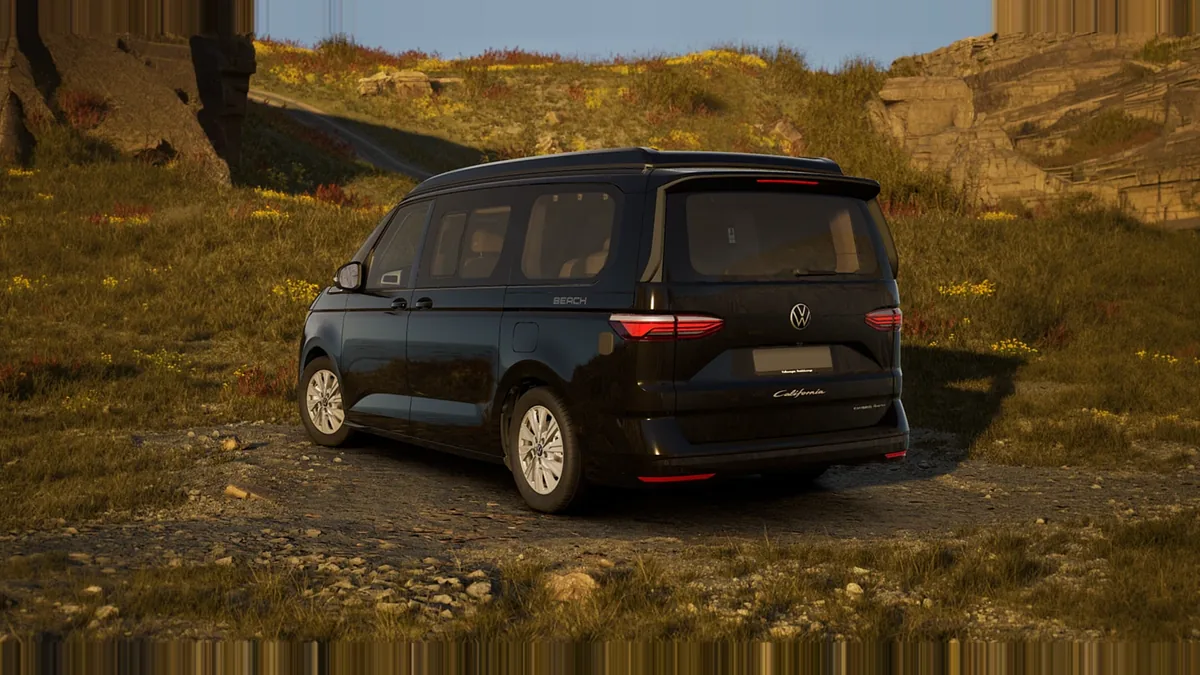 Volkswagen California Beach Tour 2.0 TDI 110kW (150CV) DSG en renting en Málaga — Trasera